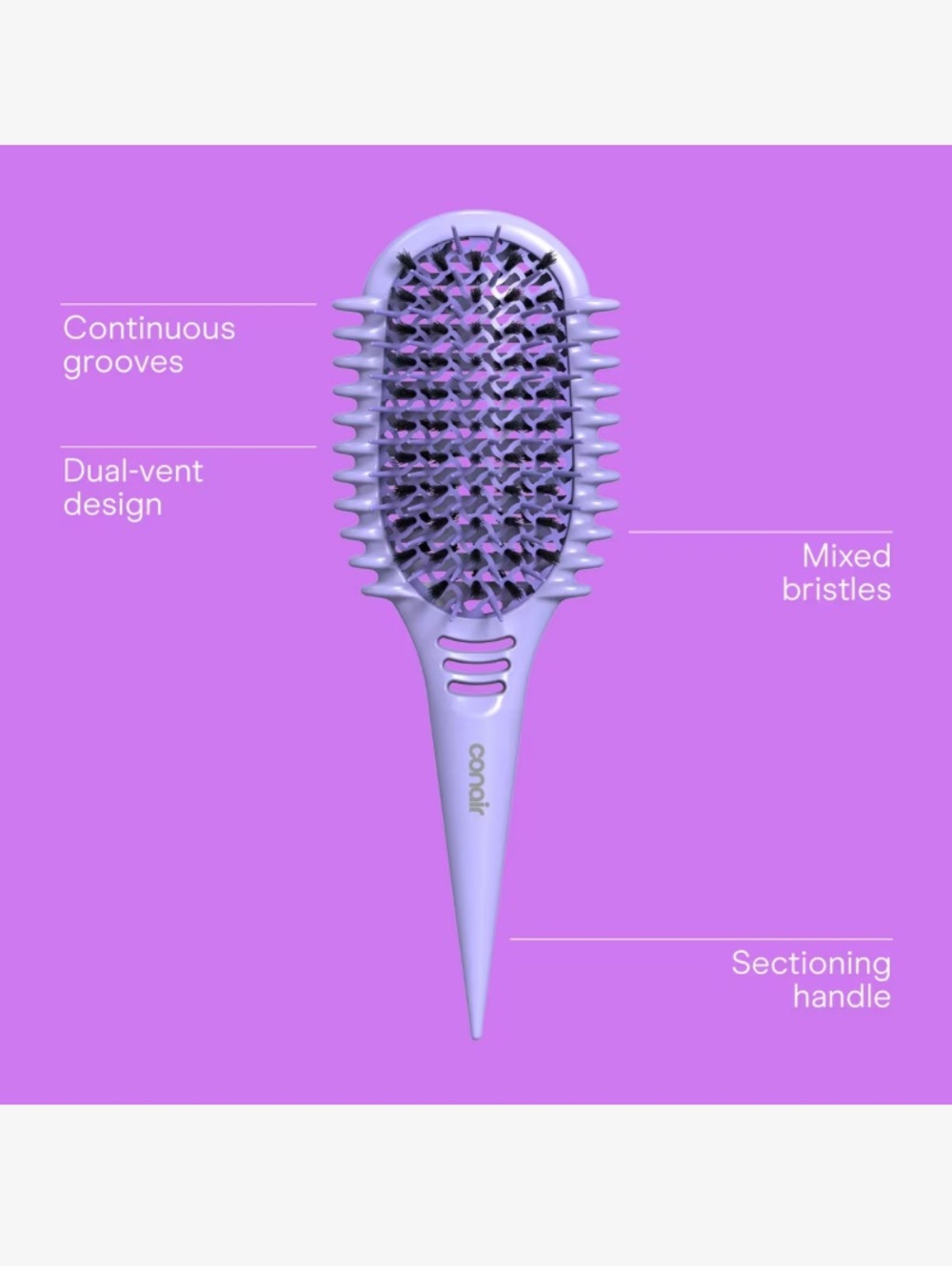 Conair Curl Define Pro Detangler Hair Brush